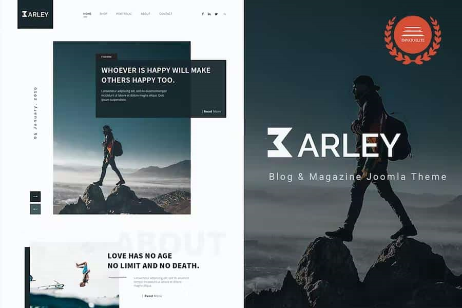 BARLEY – BLOG AND MAGAZINE JOOMLA THEME